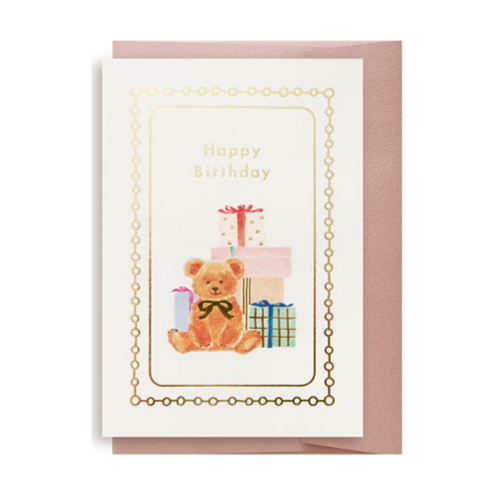 coffret グリーティングカード /teddy bear