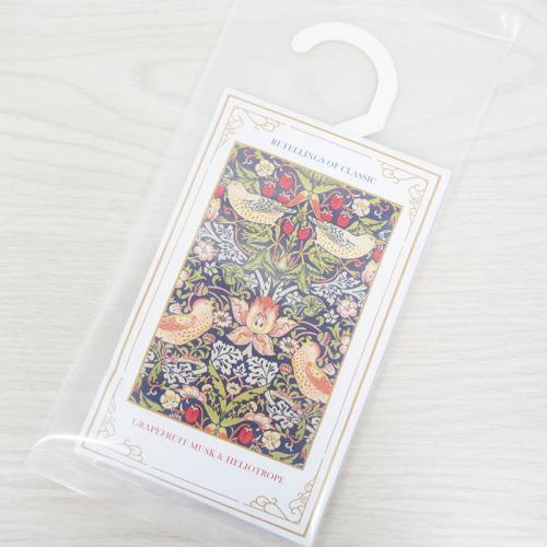 RCウイリアムモリス　ワードローブサシェ　Strawberry Thief