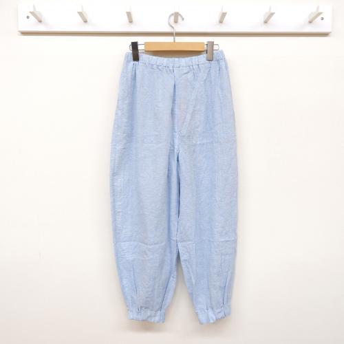 TUNIC バルーンパンツ オーガニックシャンブレー ブルー【日本製】