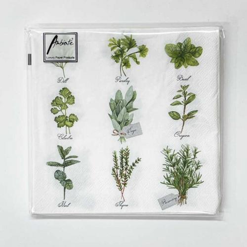 Ambiente ペーパーナプキン　Herb selection
