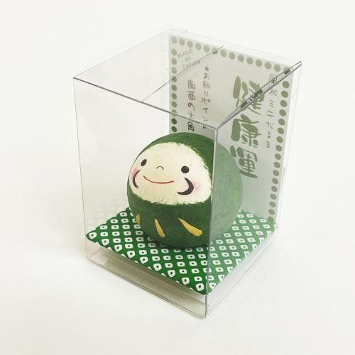 Pケース入り風水福だるま　緑