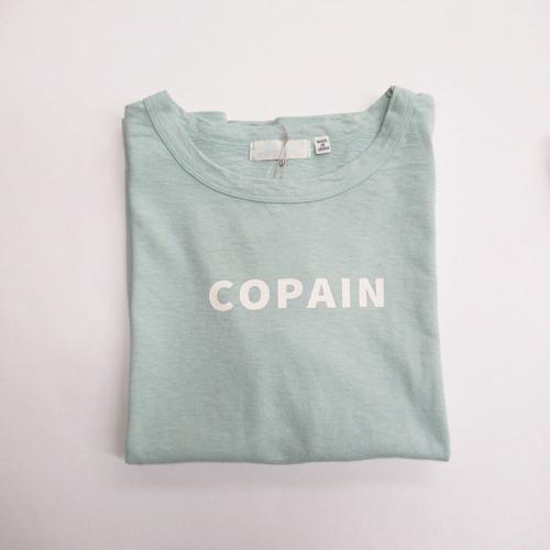 DAYS バーフィル天竺ロゴTシャツ "COPAIN" 43028/MINT824 【日本製】